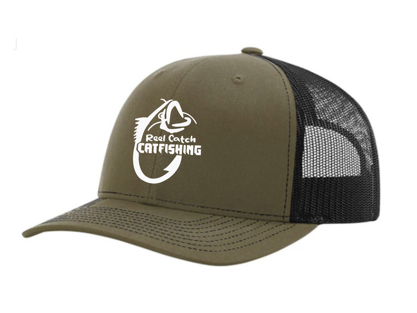 Reel Catch adjustable trucker Cap