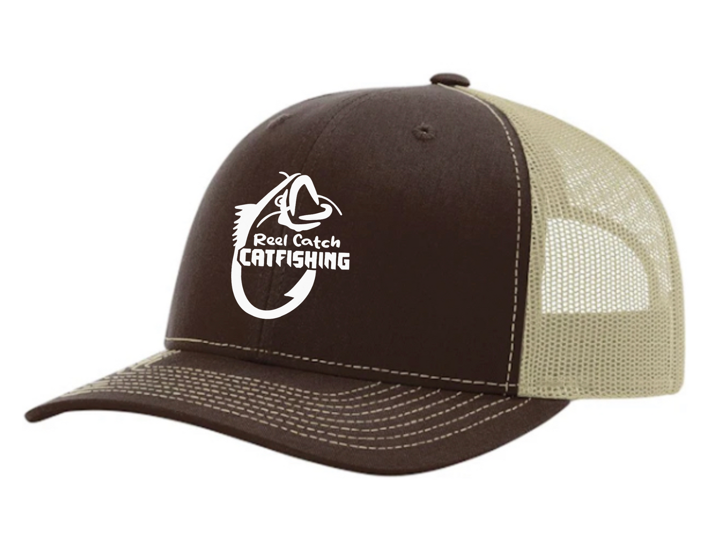 Reel Catch adjustable trucker Cap