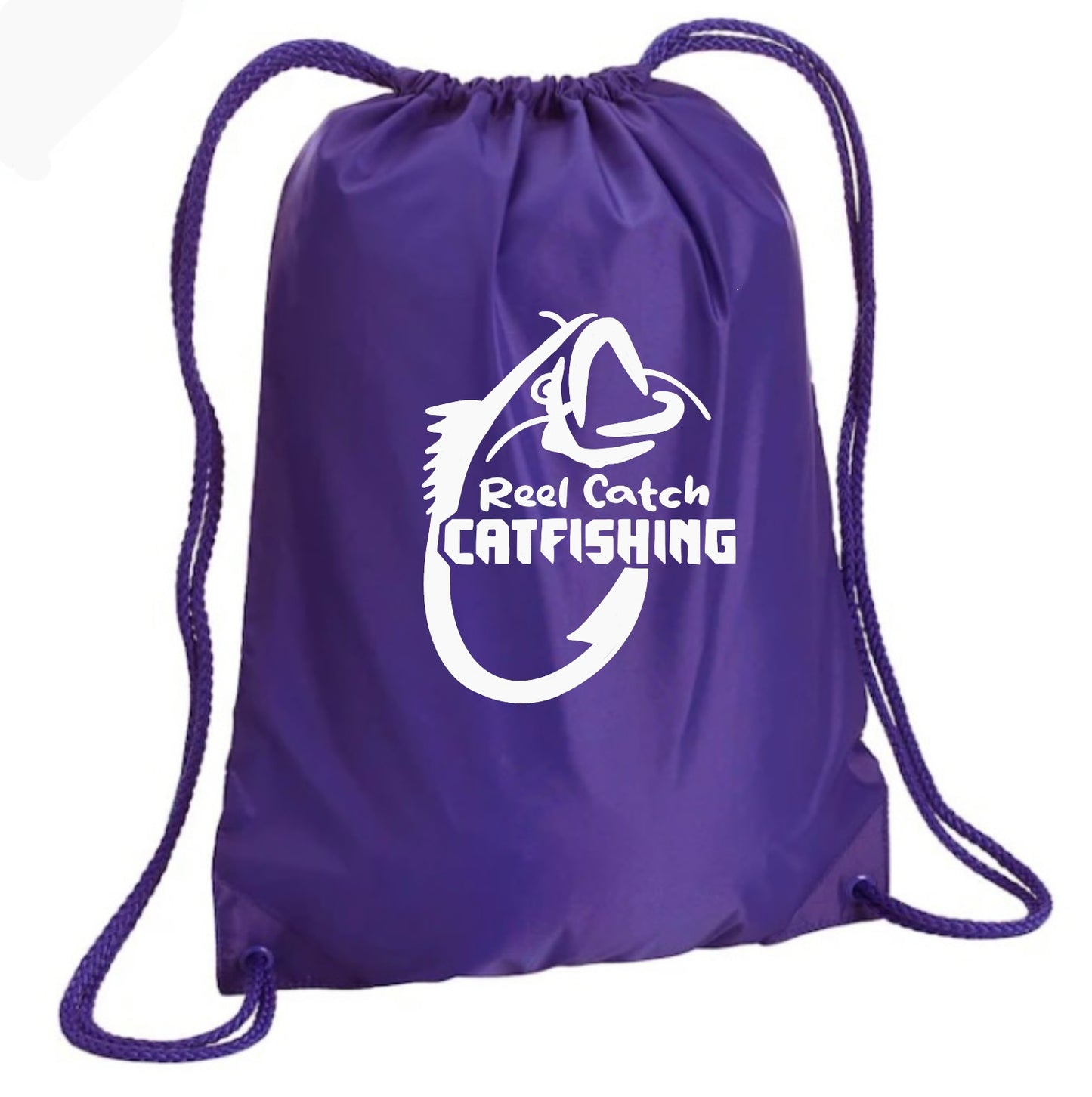 Reel Catch Drawstring Bag
