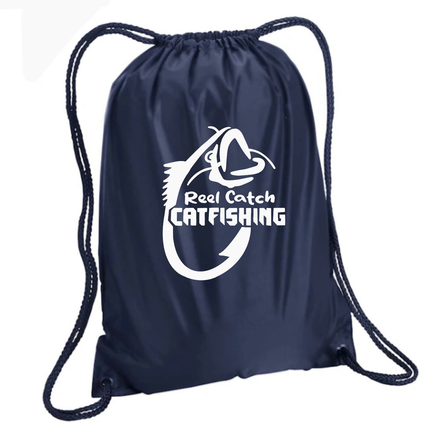 Reel Catch Drawstring Bag