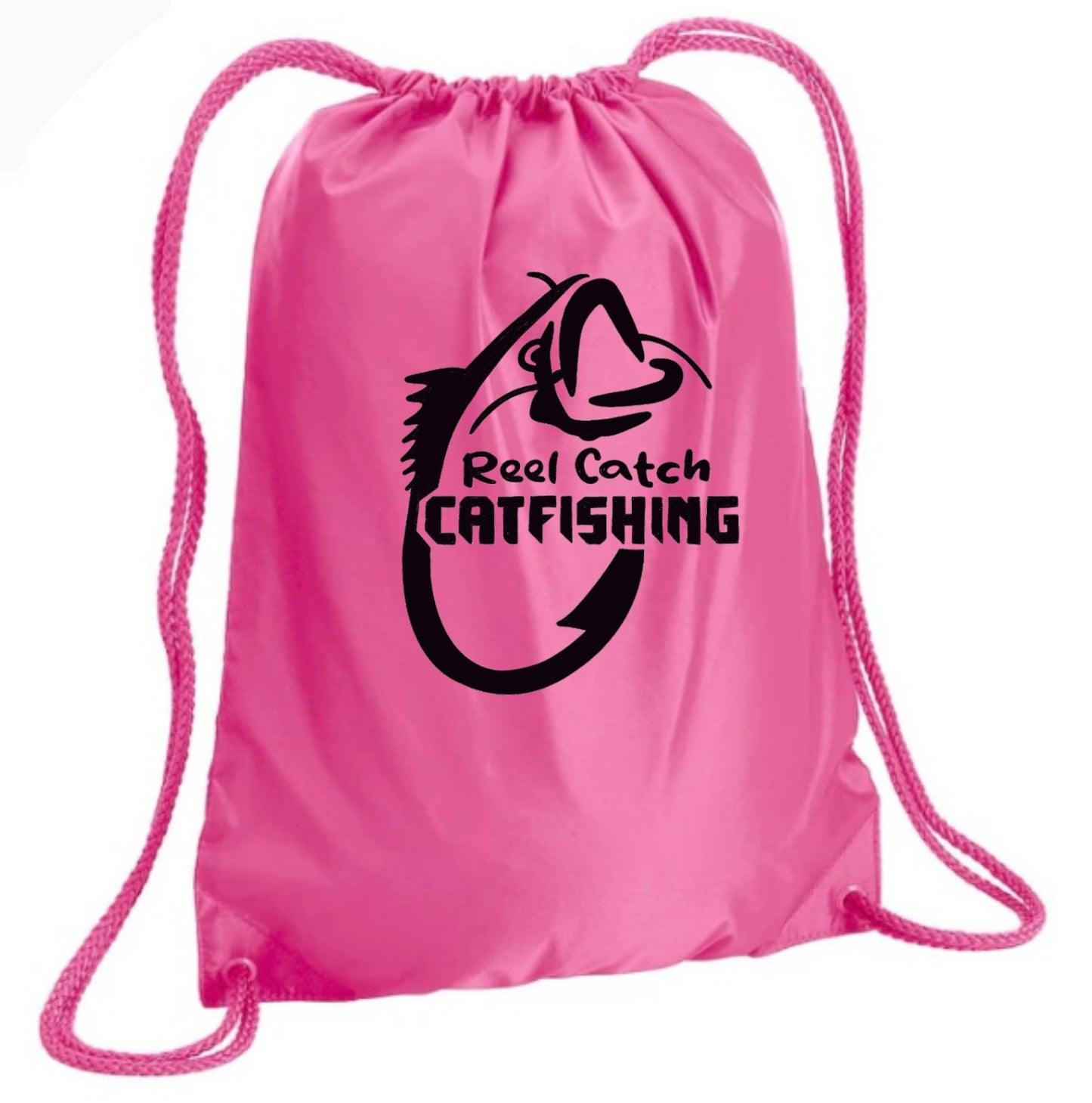 Reel Catch Drawstring Bag