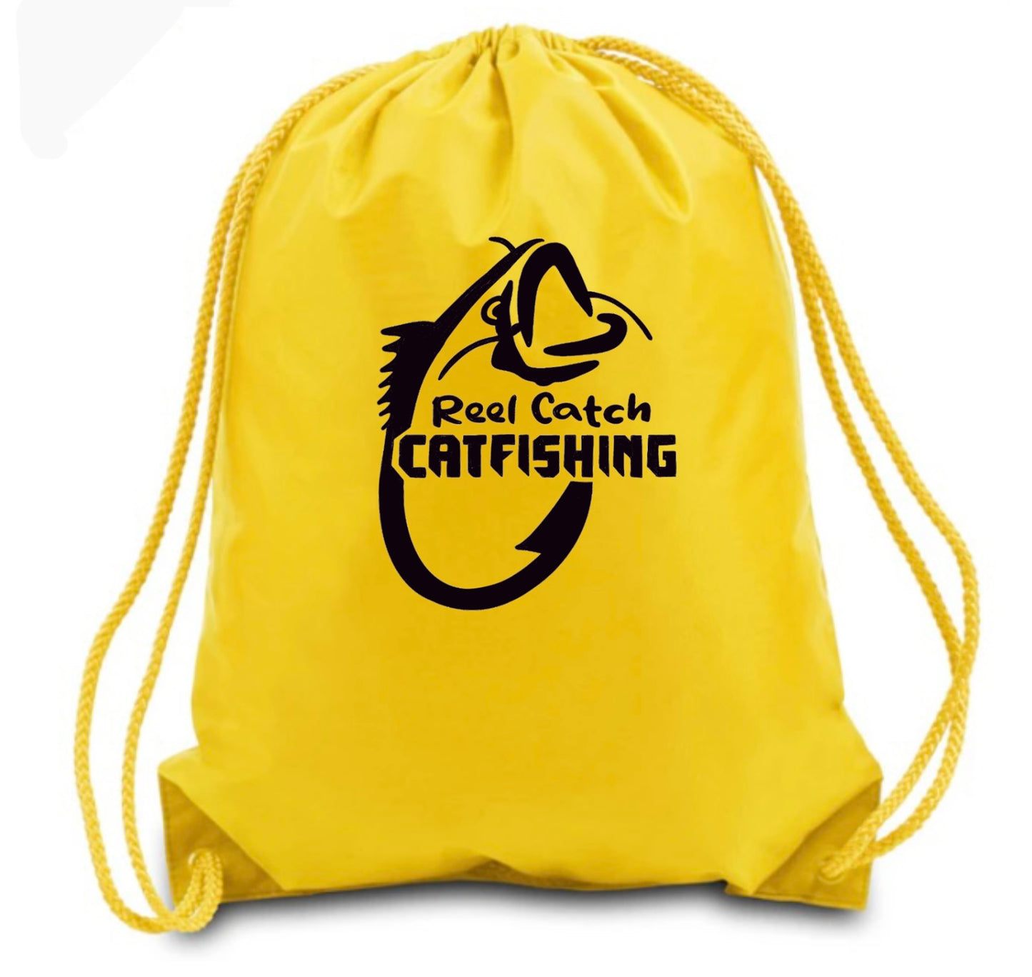 Reel Catch Drawstring Bag