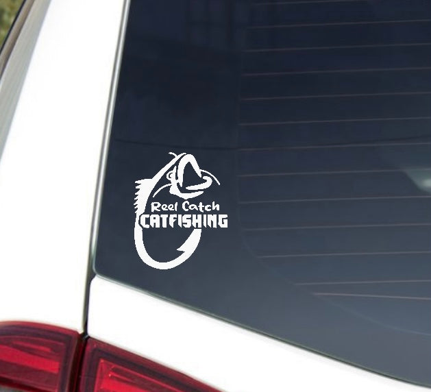 Reel Catch Car Decal