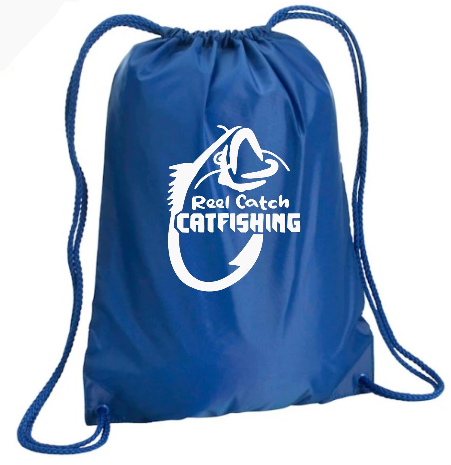 Reel Catch Drawstring Bag